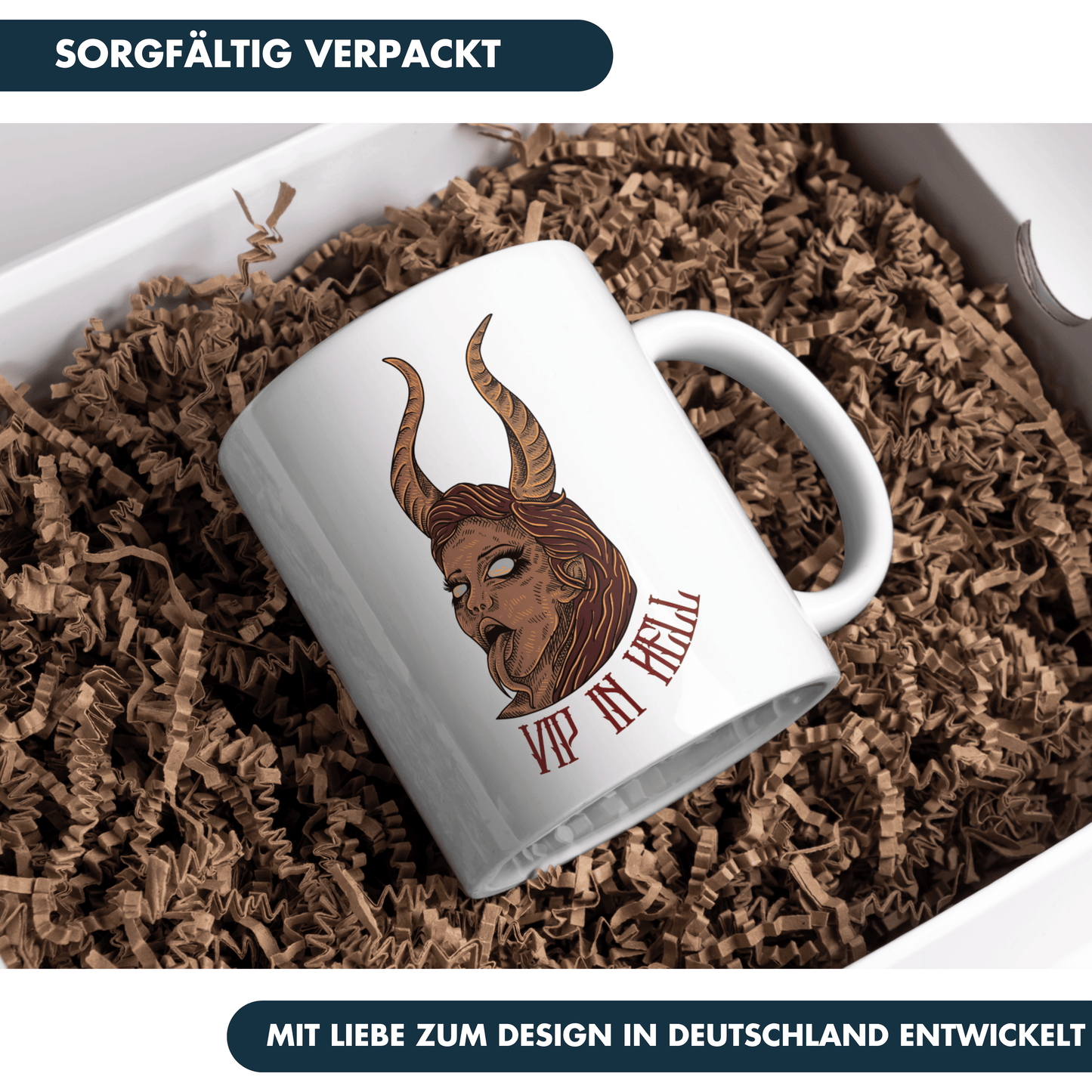 VIP In Hell Horror Teufel Kaffee Tasse