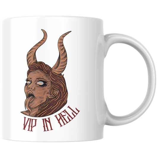 VIP In Hell Horror Teufel Kaffee Tasse