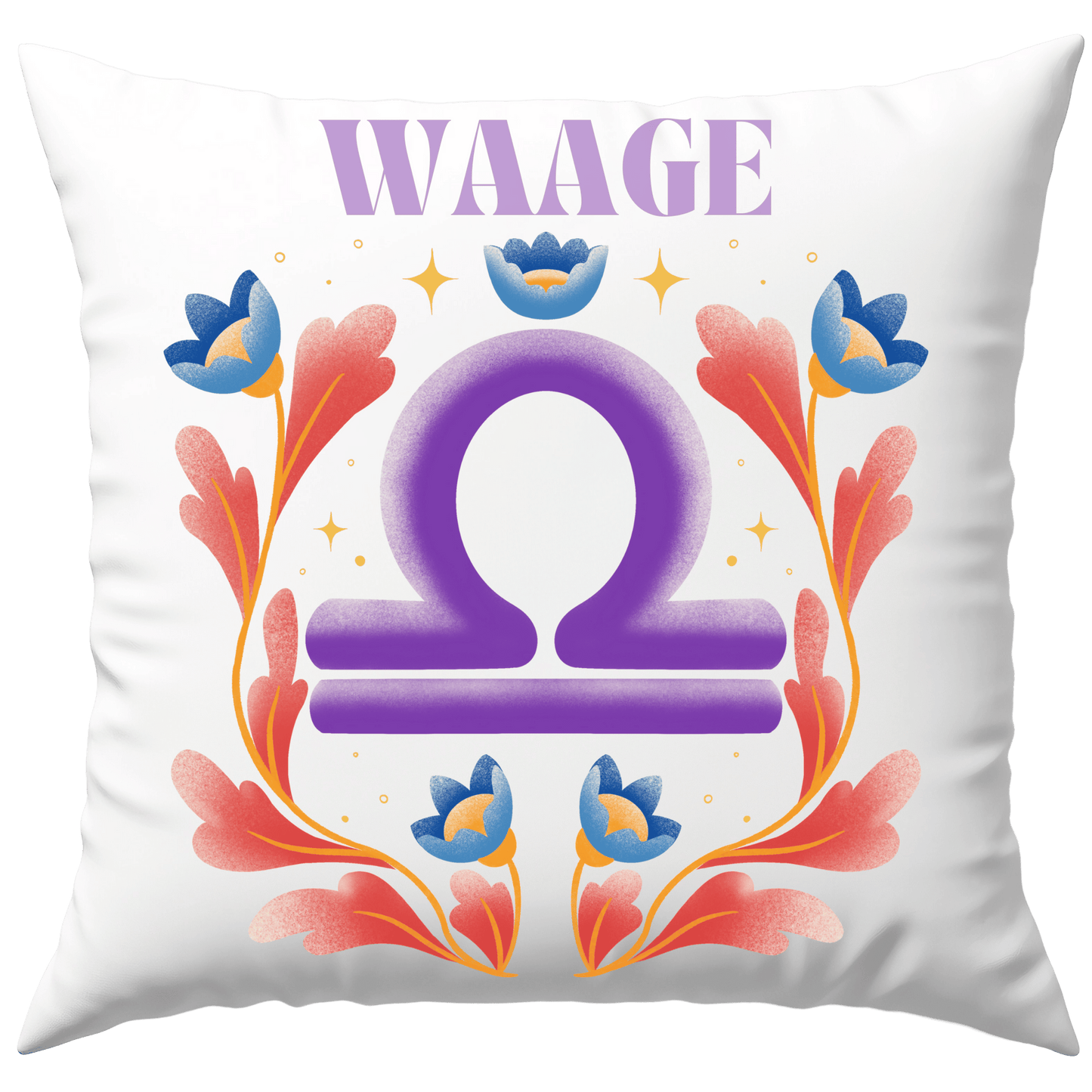 Waage Libra Sternzeichen Deko Kissen