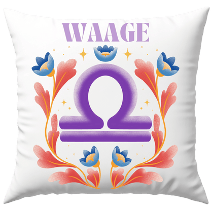 Waage Libra Sternzeichen Deko Kissen