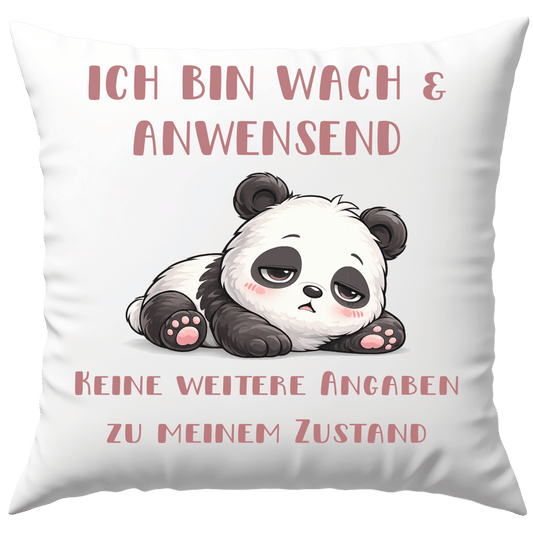 Ich Bin Wach Und Anwesend Keine Weiteren Angaben Zu Meinem Zustand Deko Kissen