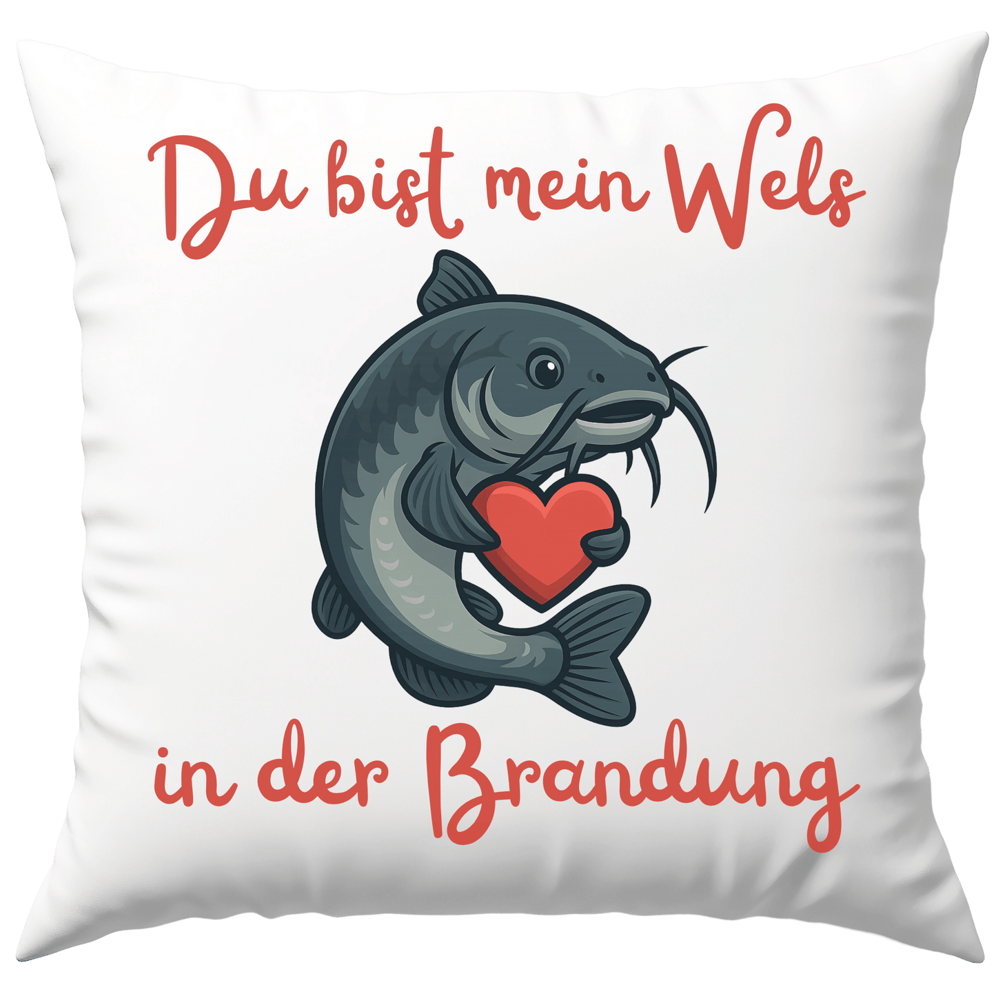 Du Bist Mein Wels In Der Brandung Liebe Deko Kissen