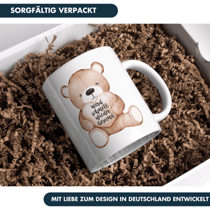 Werd Schnell Wieder Gesund Teddy Gute Besserung Kaffee Tasse