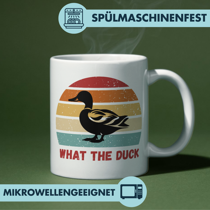 What The Duck Wortspiel Ente Autokorrektur Kaffee Tasse