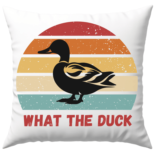 What The Duck Fuck WTF Deko Kissen