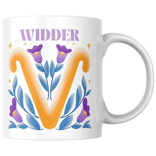 Widder Aries Sternzeichen Kaffee Tasse