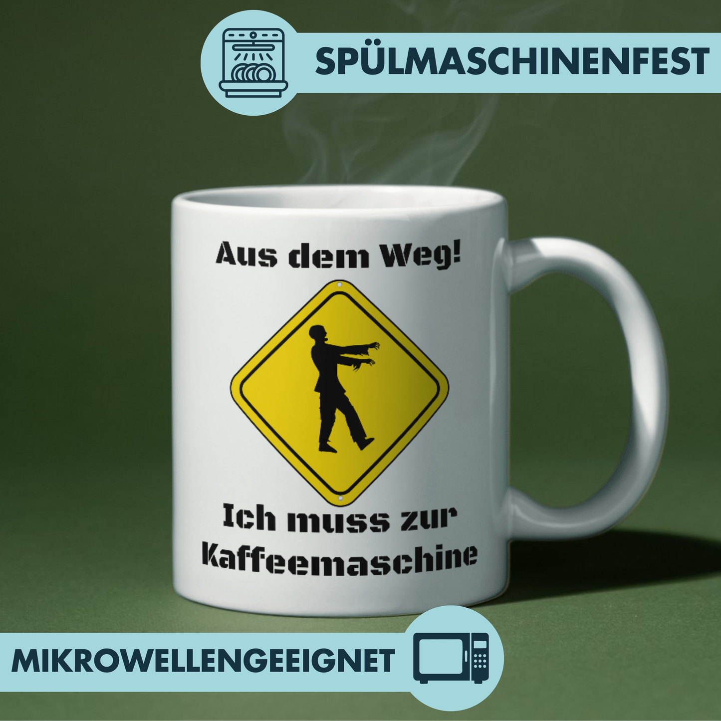 Aus Dem Weg Ich Muss Zur Kaffeemaschine Zombie Kaffee Tasse