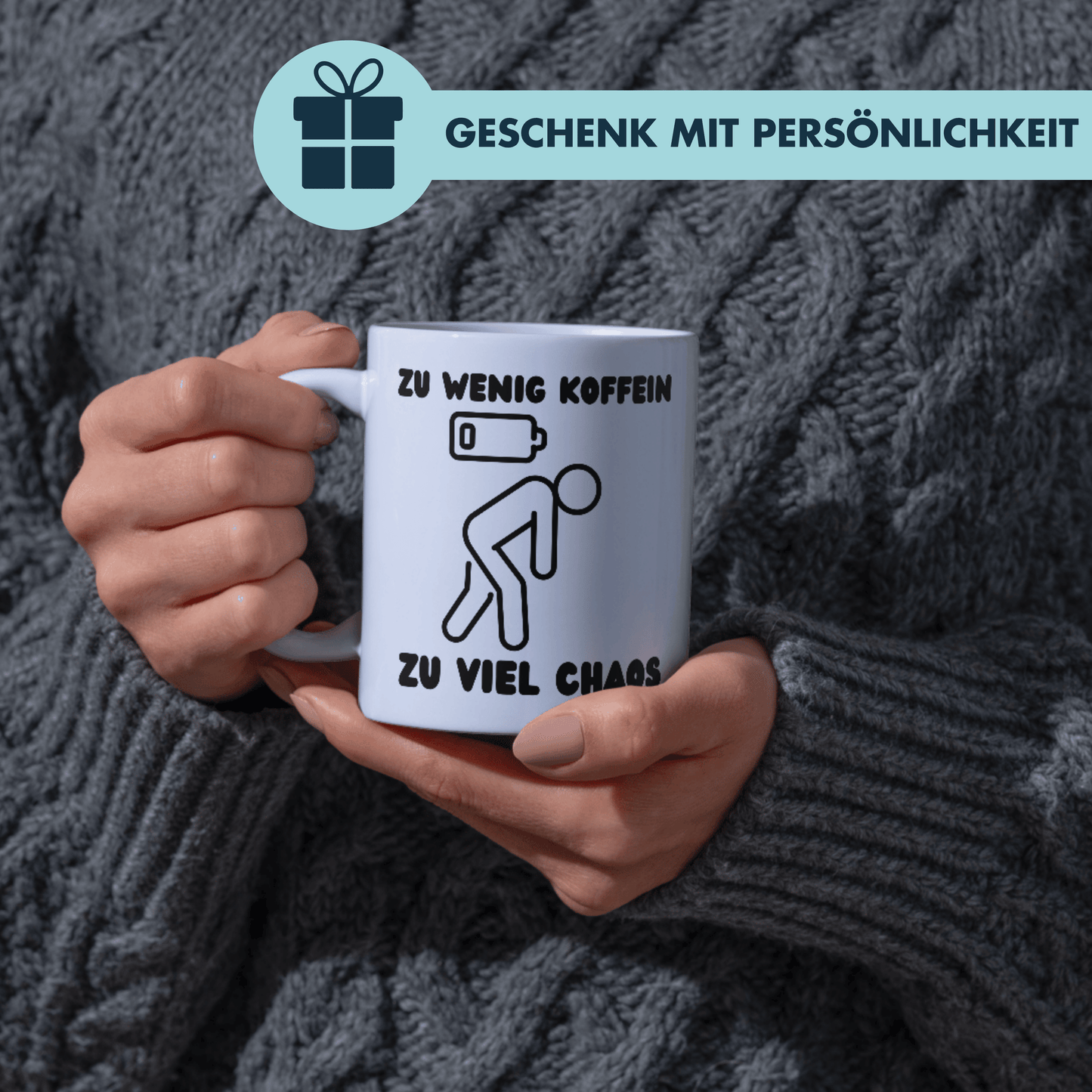 Zu Wenig Koffein Zu Viel Chaos Morgenmuffel Kaffee Tasse
