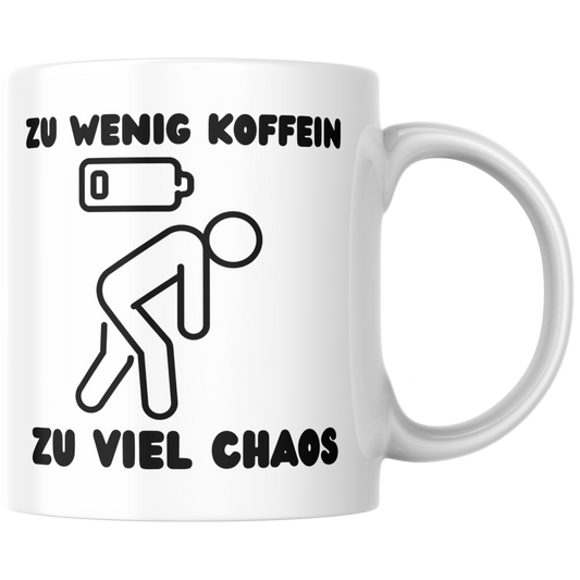 Zu Wenig Koffein Zu Viel Chaos Morgenmuffel Kaffee Tasse