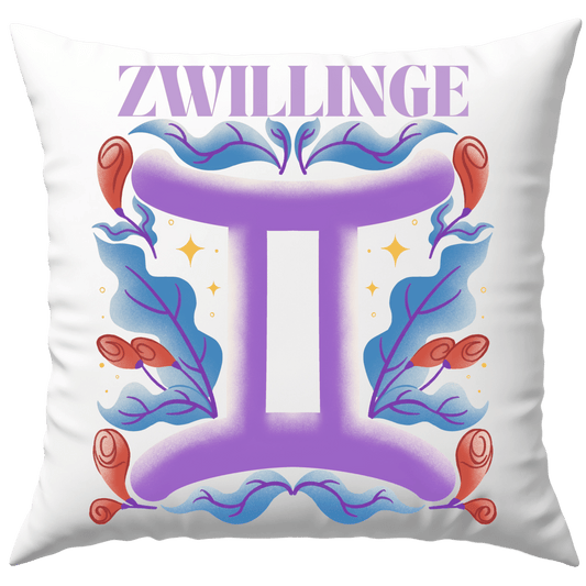 Zwillinge Zwilling Gemini Sternzeichen Deko Kissen