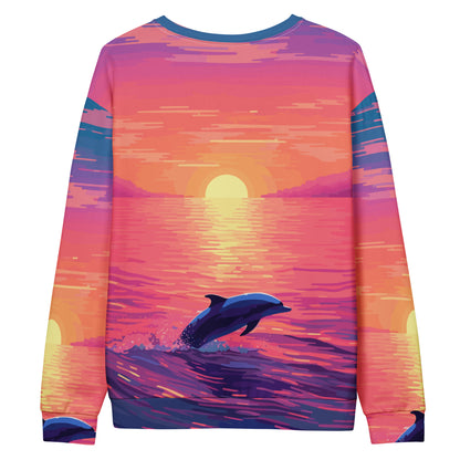 Delfin Sonnenuntergang Pullover