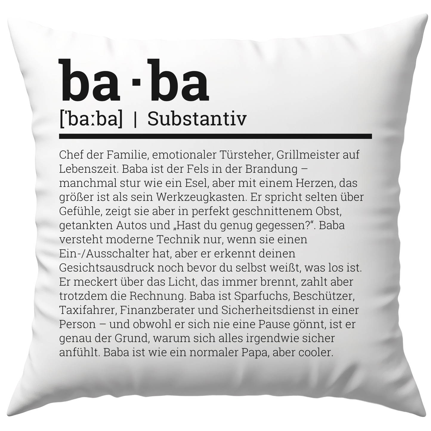 Baba Definition Türkischer Papa Deko Kissen