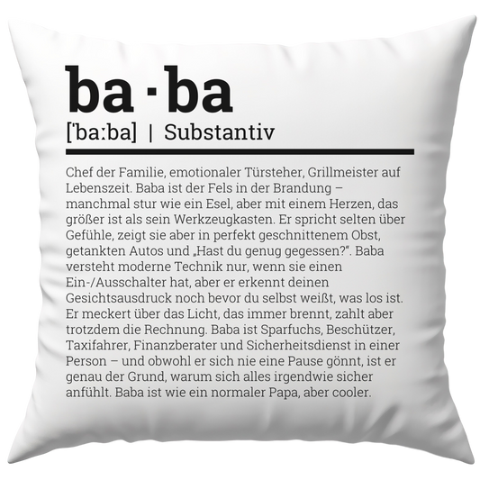 Baba Definition Türkischer Papa Deko Kissen