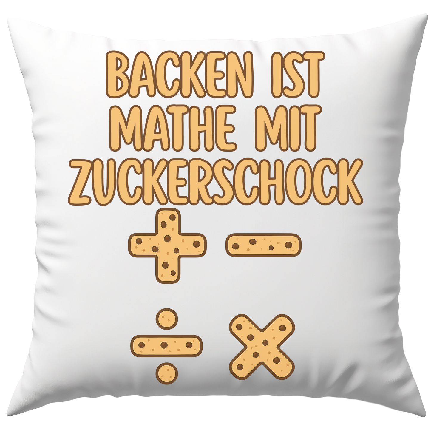 Backen Ist Mathe Mit Zuckerschock Deko Kissen
