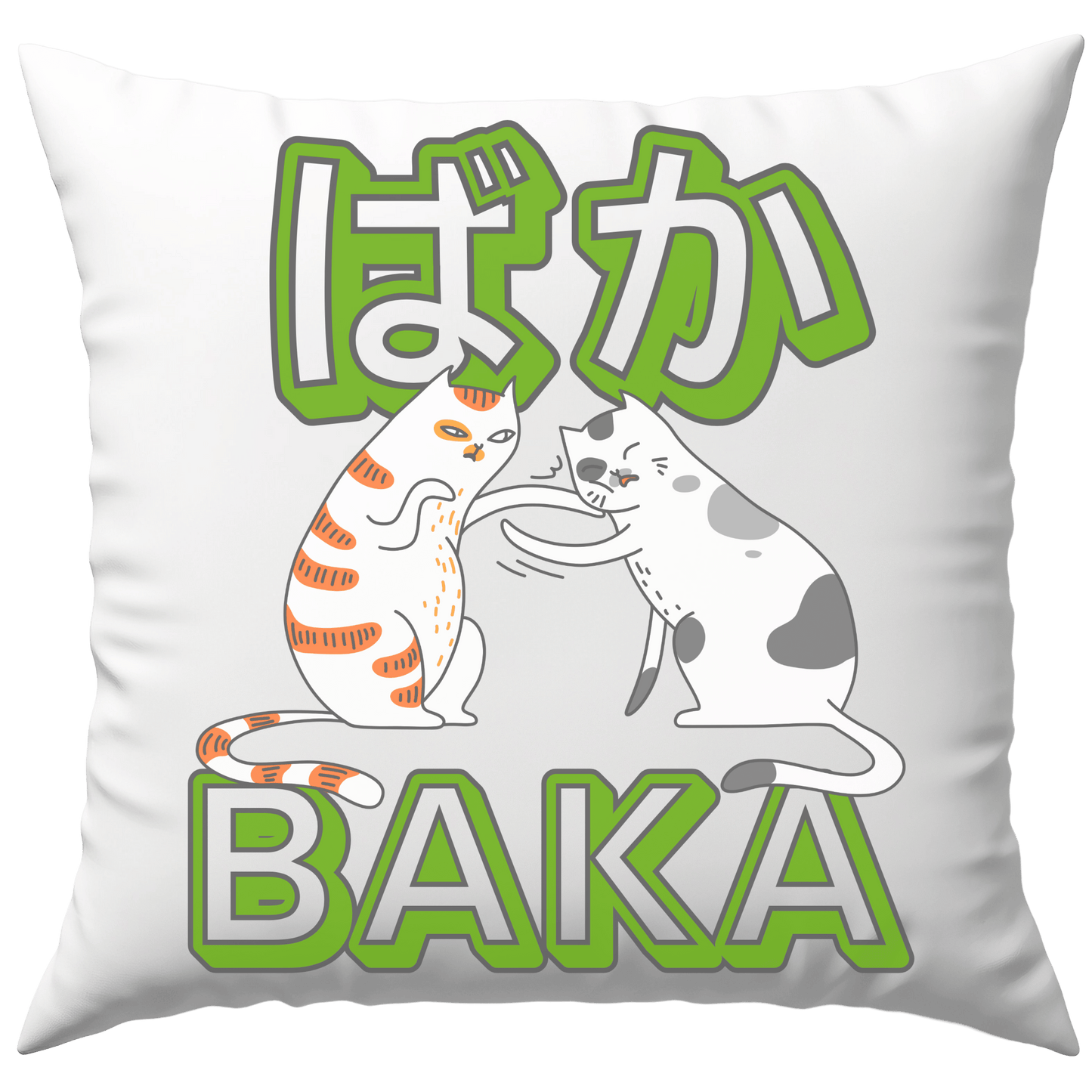 Baka Katzen Backpfeife Anime Deko Kissen