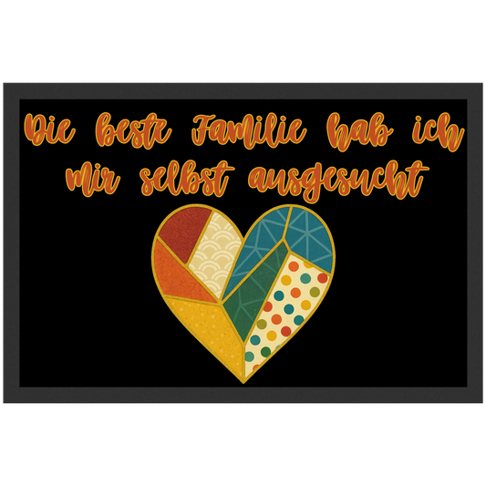 Die Beste Familie Hab Ich Mir Selbst Ausgesucht Patchwork Fußmatte