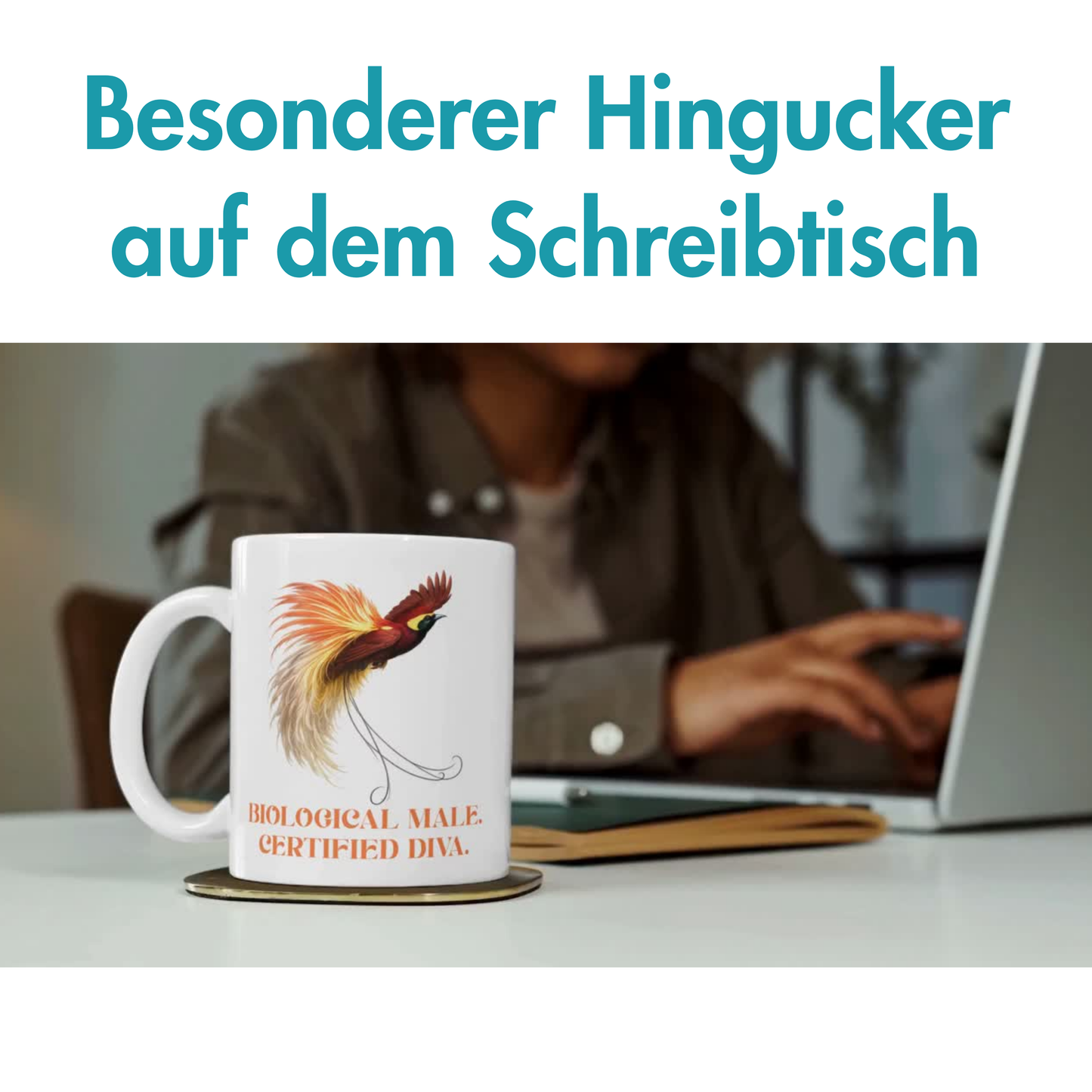 Biological Male Certified Diva Paradiesvogel Kaffee Tasse