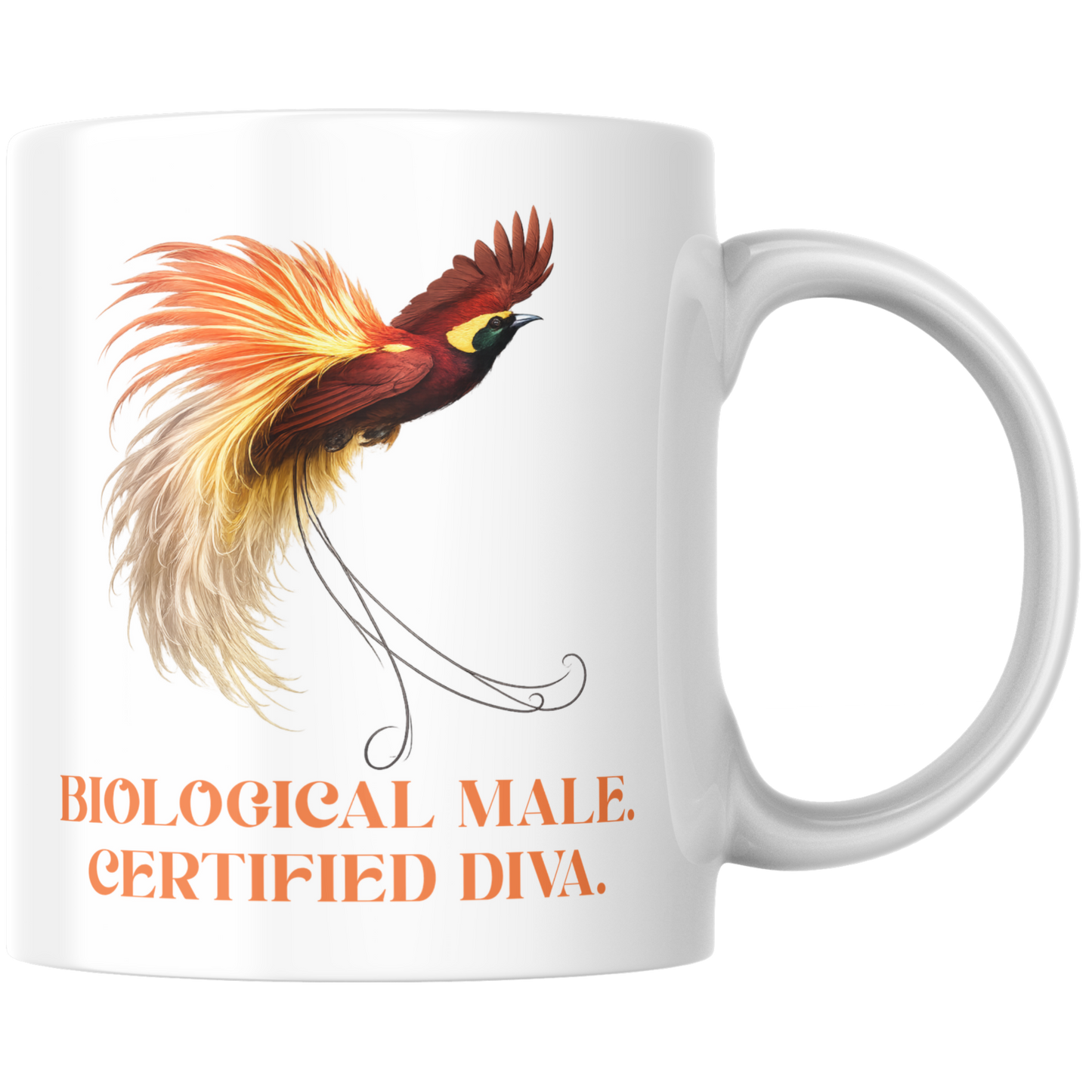 Biological Male Certified Diva Paradiesvogel Kaffee Tasse