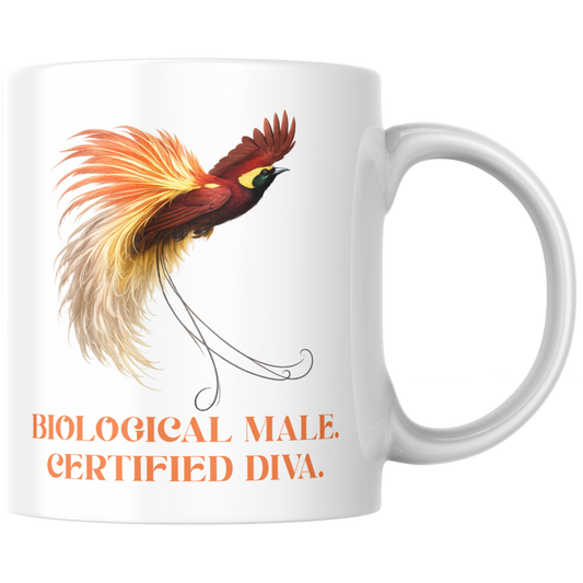 Biological Male Certified Diva Paradiesvogel Kaffee Tasse