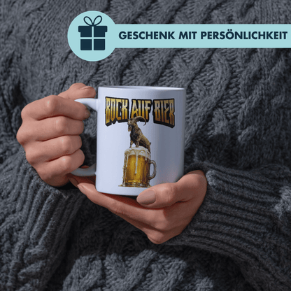 Bock Auf Bier Wortspiel Kaffee Tasse