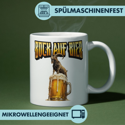 Bock Auf Bier Wortspiel Kaffee Tasse
