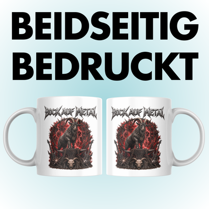 Bock Auf Metal Wortspiel Kaffee Tasse