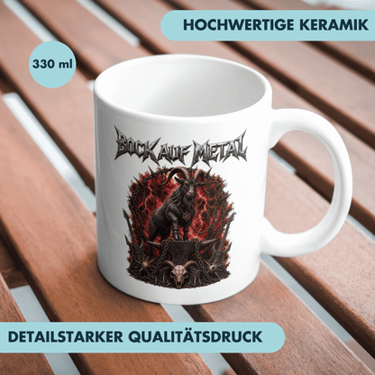 Bock Auf Metal Wortspiel Kaffee Tasse