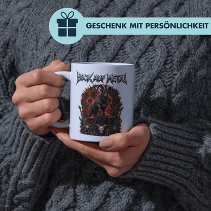 Bock Auf Metal Wortspiel Kaffee Tasse
