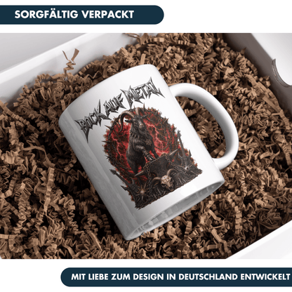 Bock Auf Metal Wortspiel Kaffee Tasse