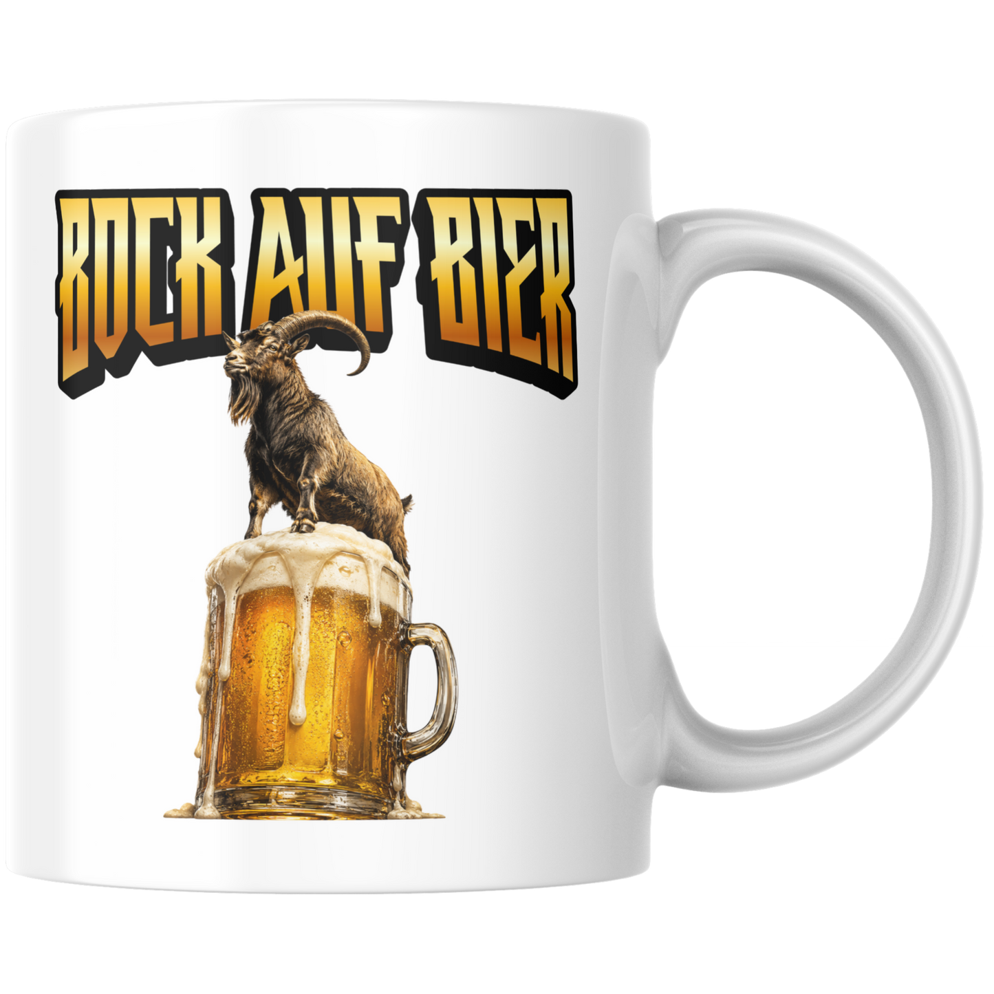 Bock Auf Bier Wortspiel Kaffee Tasse