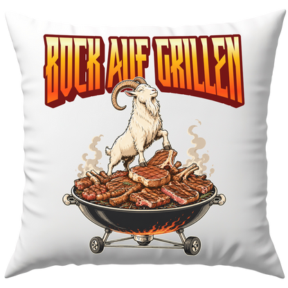 Bock Auf Grillen Wortspiel Grill Deko Kissen
