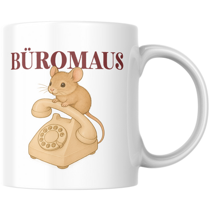 Büromaus Büro Telefon Kaffee Tasse
