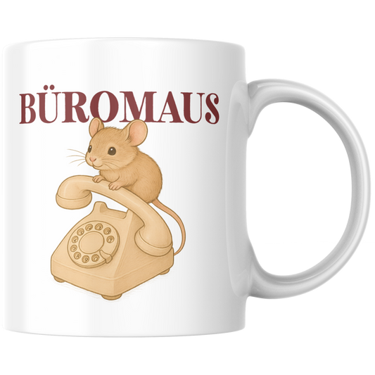 Büromaus Büro Telefon Kaffee Tasse