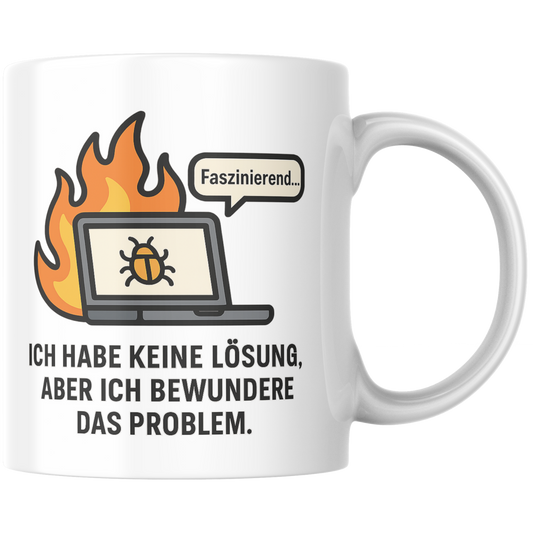 Ich Hab Keine Lösung Aber Ich Bewundere Das Problem Bug Kaffee Tasse