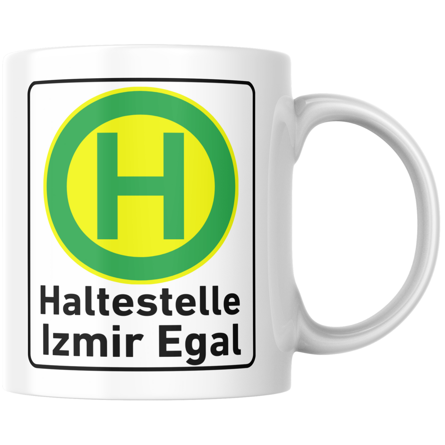 Bushaltestelle Haltestelle Izmir Egal Wortspiel Kaffee Tasse