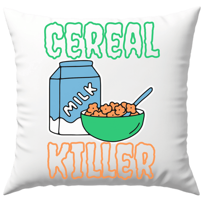 Cereal Killer Frühstück Cornflakes Müsli Deko Kissen