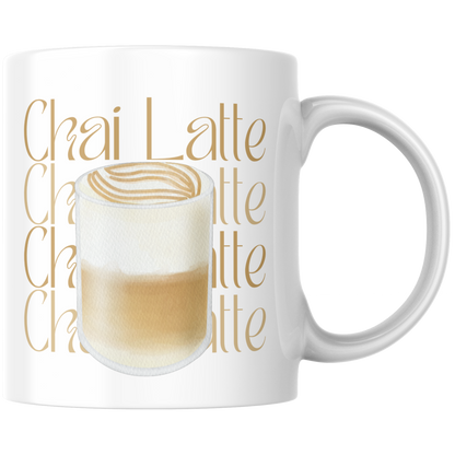 Chai Latte Tee Tasse