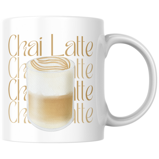 Chai Latte Tee Tasse