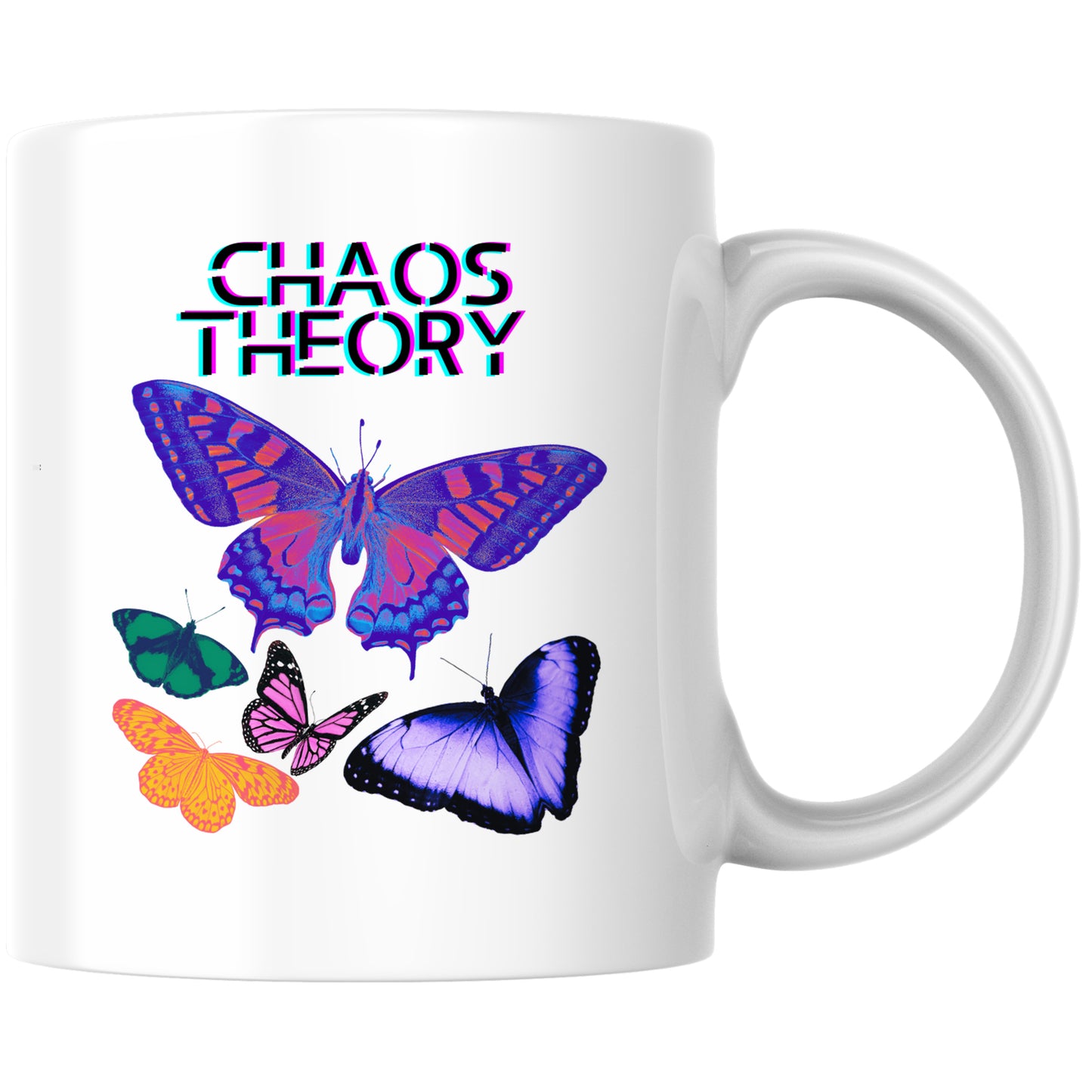 Chaos Theory Butterfly Kaffee Tasse