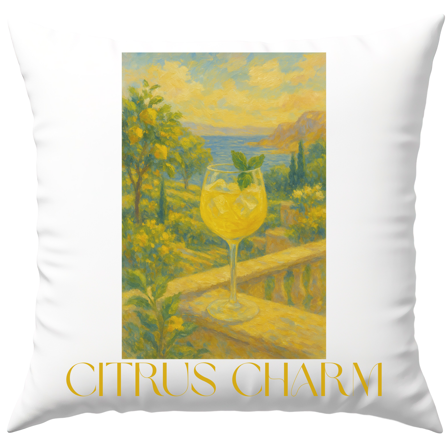 Limoncello Spritz Citrus Charm Deko Kissen