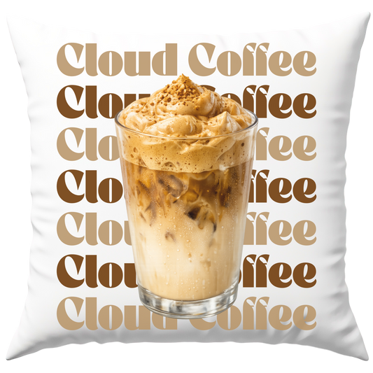 Cloud Coffee Deko Kissen