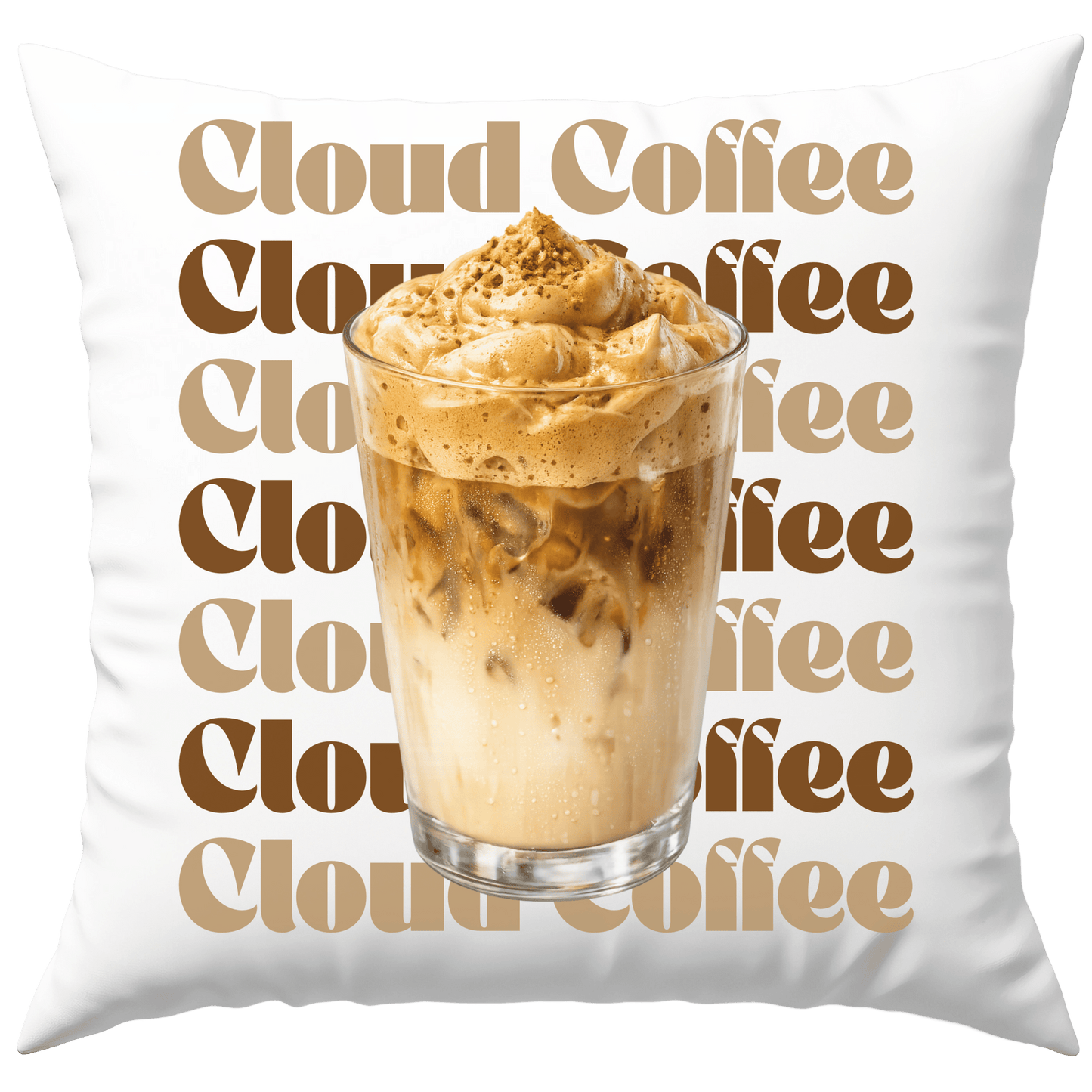 Cloud Coffee Deko Kissen