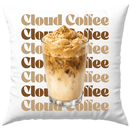 Cloud Coffee Deko Kissen