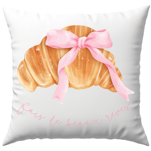 Fais De Beaux Rêves Croissant Deko Kissen