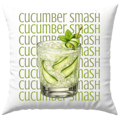 Cucumber Smash Cocktail Deko Kissen