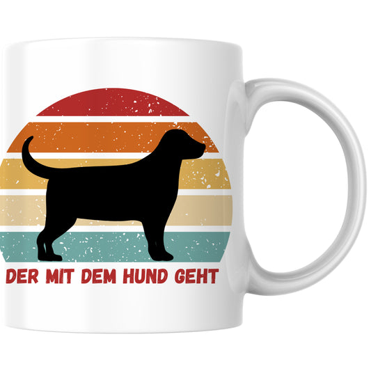 Der Mit Dem Hund Geht Gassi Kaffee Tasse
