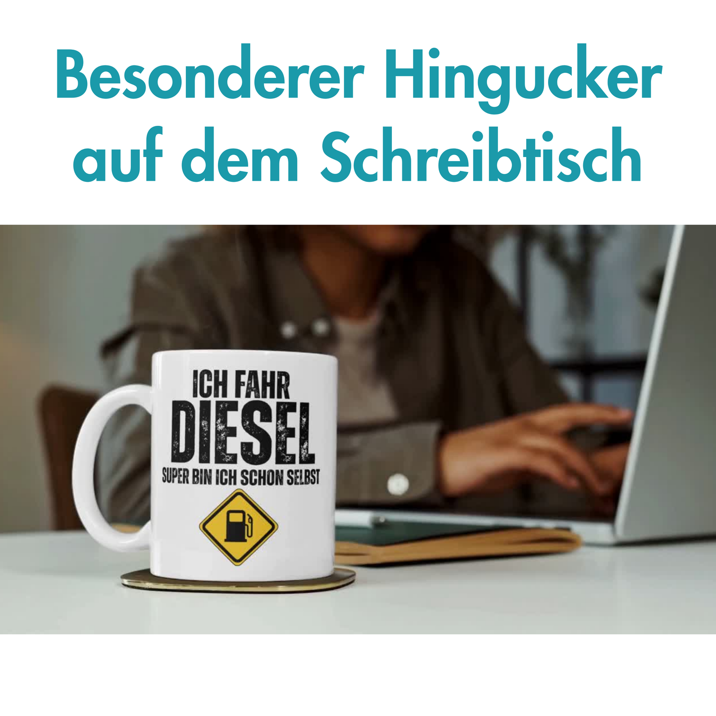 Ich Fahr Diesel Super Bin Ich Schon Selbst Wortspiel Kaffee Tasse
