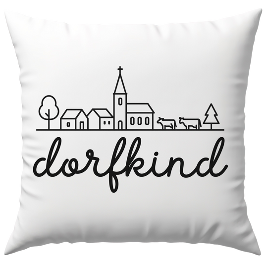 Dorfkind Skyline Heimat Deko Kissen