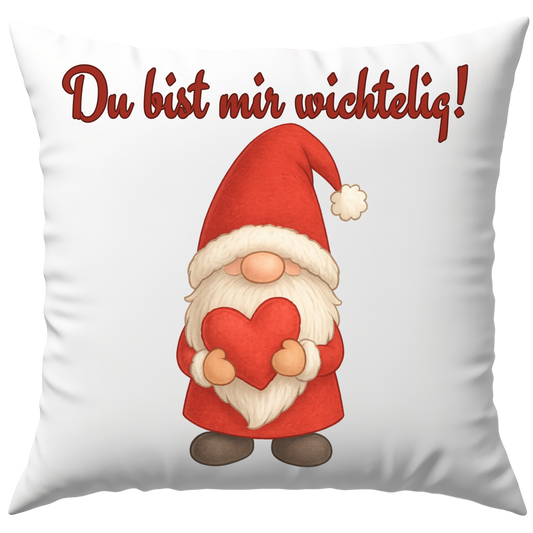 Du Bist Mir Wichtelig Weihnachten Wichtel Liebe Deko Kissen