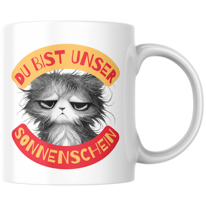 Du Bist Unser Sonnenschein Katze Kaffee Tasse